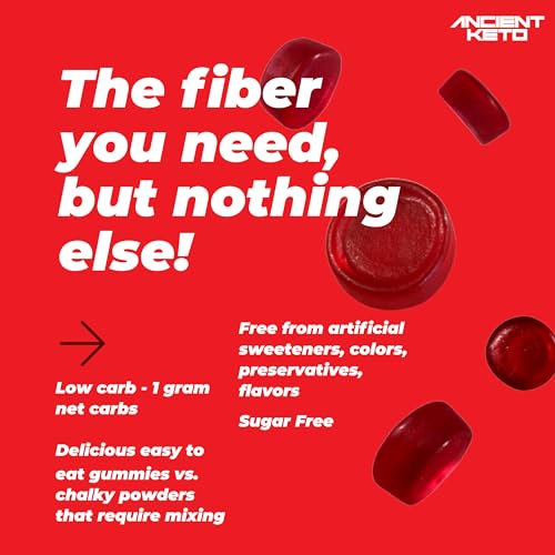 Sugar Free Keto Fiber Gummies for Adults | Keto Vitamin Supplement Ancient Keto uk supplements
