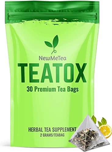 30 Day Detox Tea for Women & Men, All-Natural Herbal Teatox, Energy, Digestion NEWME uk supplements