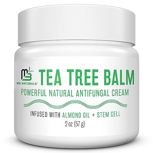 Tea Tree Oil Foot Balm - Natural Remedy for Athletes Foot, Toenail Repair M3 Naturals uk supplements