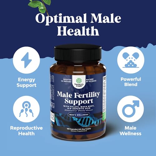 Prenatal Multivitamin Male Fertility Supplement 180ct - Mens Fertility Supplement Natures Craft uk supplements