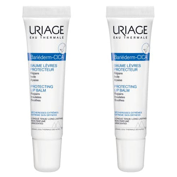 URIAGE Bariederm Cica-Lips Protecting Balm Duo, 2 x 0.5 fl.oz. each | Repairs Uriage uk supplements