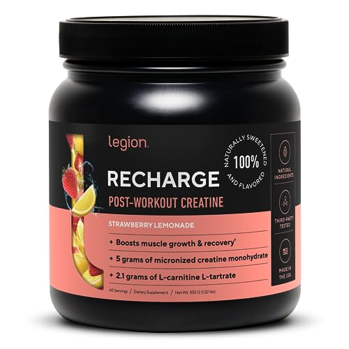 Legion Recharge Post Workout Supplement - All Natural Muscle Builder & Recovery Drink Legion uk supplements