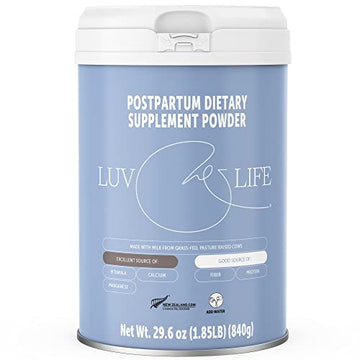 LUV&LIFE Postpartum Vitamin Supplement Powder Vanilla Flavored Has Postnatal Multivitamins LUV&LIFE uk supplements