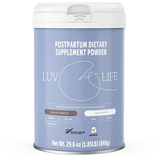LUV&LIFE Postpartum Vitamin Supplement Powder Vanilla Flavored Has Postnatal Multivitamins LUV&LIFE uk supplements
