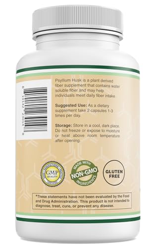 Double Wood Supplements Psyllium Husk Capsules Fiber Supplement Double Wood Supplements uk supplements