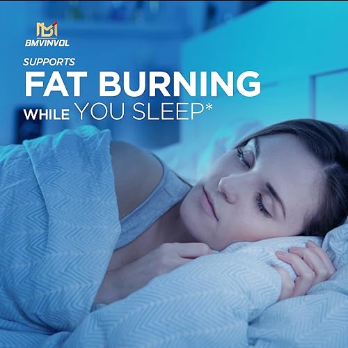 BMVINVOL Night Time Fat Burner 120Capsules, 12-in-1 Powerful Blend of Green Tea BMVINVOL uk supplements