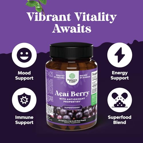 Natural Acai Berry Weight Loss Supplement Detox Products Antioxidant Superfood Natures Craft uk supplements