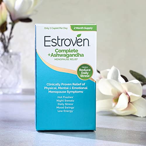 Estroven Complete + Ashwagandha Multi-Symptom Menopause Supplement for Women Estroven uk supplements