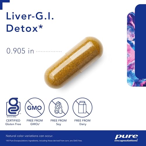 Pure Encapsulations Liver-G.I. Detox | Support for Liver and Gastrointestinal Detoxification Pure Encapsulations uk supplements