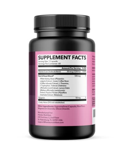 Night Time Fat Burner for Women | Weight Loss and Sleep Support Blend With Apigenin HAVASU NUTRITION uk supplements