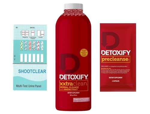 Shootclhear - Detoxify xxtraclean Detox Drink -20 0z- Herbal Precleanse Pills, 6 Panel Test Shootclhear uk supplements