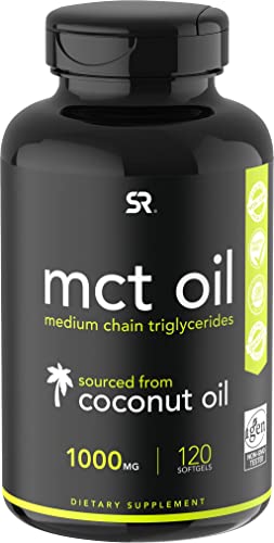 Sports Research Keto MCT Oil Capsules derived from Coconut Oil | Keto Fuel for The Brain Sports Research uk supplements