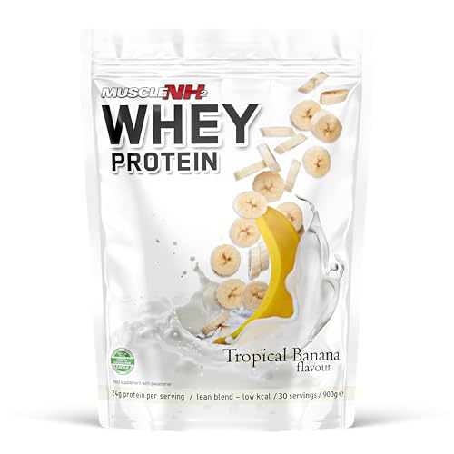 MuscleNh2 Whey Protein Powder Milk Protein, Soy Free, Gluten Free, Naturally Occurring BCAAs MuscleNh2 uk supplements