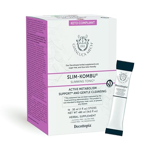Gianluca Mech - Slim-Kombu, Keto Compliant Slimming Tonic, Gluten Free Dietary Supplement GIANLUCA MECH SpA uk supplements