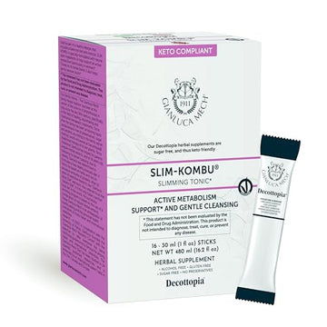 Gianluca Mech - Slim-Kombu, Keto Compliant Slimming Tonic, Gluten Free Dietary Supplement GIANLUCA MECH SpA uk supplements