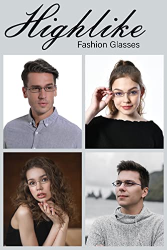 HIGHLIKE 4-Pack Slim Pocket Reading Glasses Men Women, Compact Readers Super Clear HIGHLIKE uk supplements