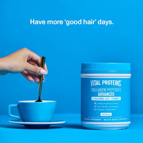 Vital Proteins Collagen Peptides Powder with Hyaluronic Acid and Vitamin C, Unflavored Vital Proteins uk supplements