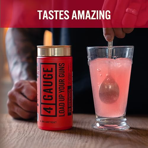 4 Gauge Natural Preworkout Without The Jitters | 30 Servings | Nitric Oxide Booster 4 Gauge uk supplements
