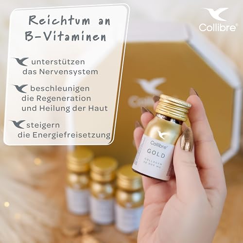 Collibre® Collagen Gold 10000mg 15 x 30ml Strong Liquid Drink Collibre uk supplements
