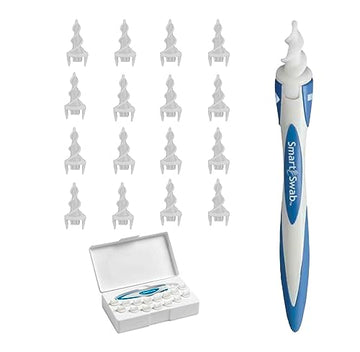 Smart Swab - Spiral Ear Cleanser - Earwax Remover Tool - 16 Replaceable ND products uk supplements