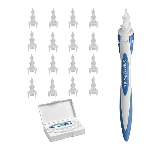 Smart Swab - Spiral Ear Cleanser - Earwax Remover Tool - 16 Replaceable ND products uk supplements