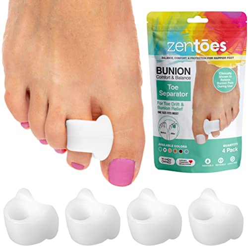 ZenToes Gel Toe Separators for Overlapping Toes, Bunions, Big Toe Alignm ZenToes uk supplements