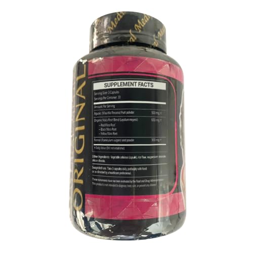 Natural medix Aguaje Hinojo Maca Triple (Maca Root Supplement) Premium 100 Capsules | Premium Botanical Blend for Feminine Balance & Confidence Natural medix uk supplements