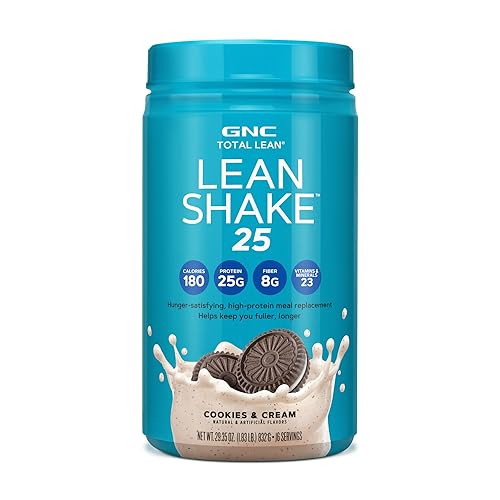 GNC Total Lean | Lean Shake 25 Protein Powder | High-Protein Meal Replacement Shake GNC uk supplements