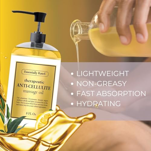 Essentially KateS Anti Cellulite Massage Oil 8 Fl Oz - Helps Break Down Fat Cells in Hip Essentially KateS uk supplements