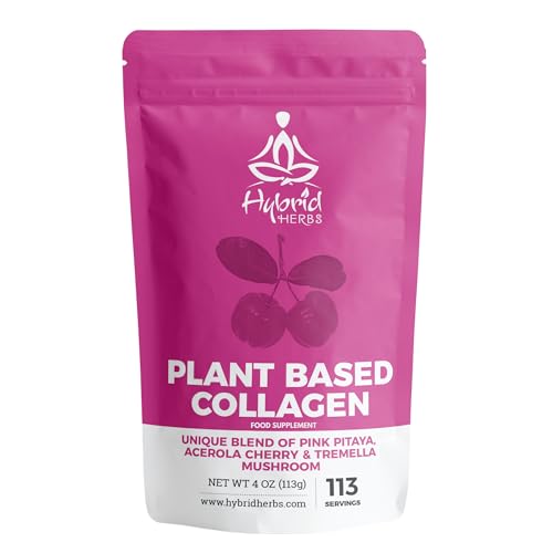 HYBRID HERBS – Plant Based Collagen Powder - Anti Aging Supplement for Skin, Wrinkles Hybrid Herbs uk supplements