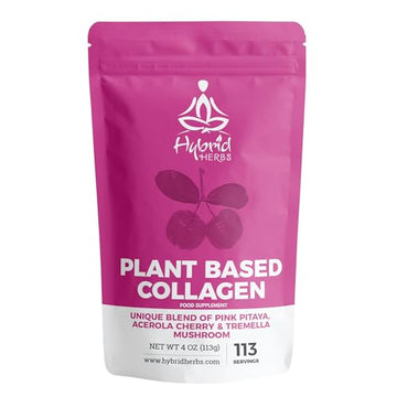 HYBRID HERBS – Plant Based Collagen Powder - Anti Aging Supplement for Skin, Wrinkles Hybrid Herbs uk supplements