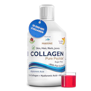 Swedish Nutra Liquid Marine Collagen - Sugar Free Berry Flavour | Minimize Fine Lines, Wrinkles & Improve Skin Elasticity Swedish Nutra uk supplements