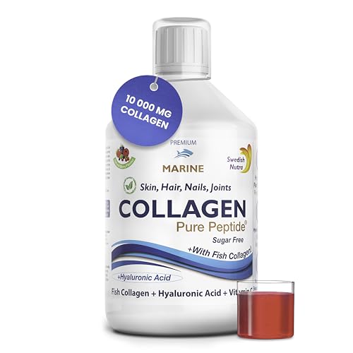 Swedish Nutra Liquid Marine Collagen - Sugar Free Berry Flavour | Minimize Fine Lines, Wrinkles & Improve Skin Elasticity Swedish Nutra uk supplements
