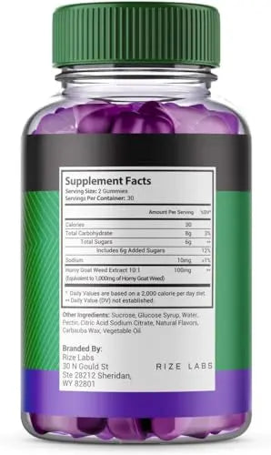 VirilPlex XL Male Performance Gummies, Premium Formula for Health and Wellbeing, VirilPlex XL for Men Gummys to Deliver Peak Performance Benefits, VirilPlexXL Gomitas (60 Gummies) rize labs uk supplements