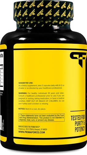 Primaforce Nitric Oxide Booster (2,250mg, 120 Capsules) - 40 Servings of Our High Potency Primaforce uk supplements