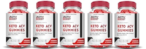 (5 Pack) Activboost Keto ACV Gummies Advanced Formula 1000MG Active Boost Justified Laboratories uk supplements