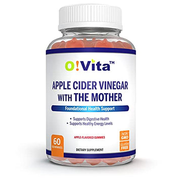 O!VITA Apple Cider Vinegar Gummies with The Mother, Gluten Free, Vegan, Made with Pomagranate O!VITA uk supplements