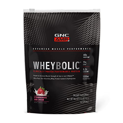 GNC AMP Wheybolic Protein Powder | Targeted Muscle Building and Workout Support GNC uk supplements