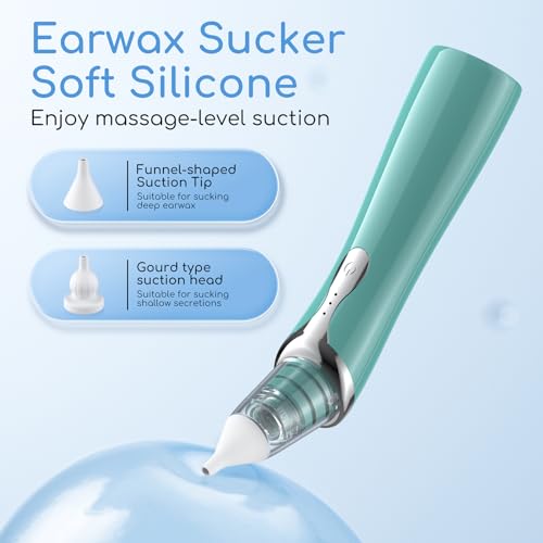 Ear Vacuum Wax Remover, Ear Wax Removal with 8 Pcs Ear Pick, Ear Wax Girug uk supplements