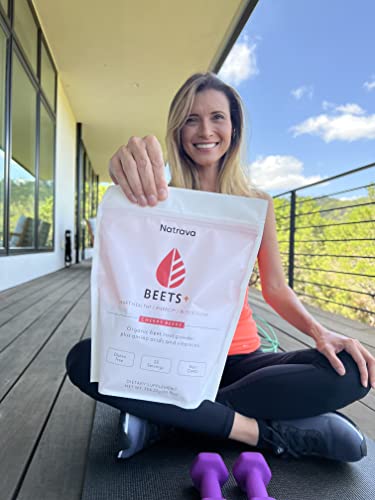 Natrava Beets+ | Organic Beet Root Powder, Vitamins, and Prebiotics | Supports Healthy Natrava uk supplements