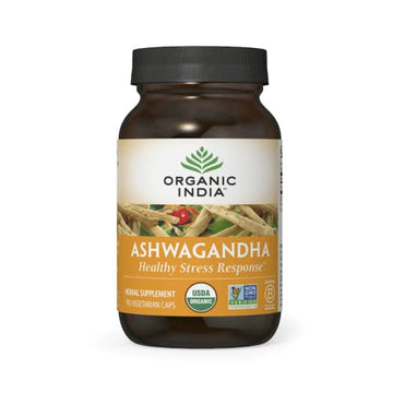 ORGANIC INDIA Ashwagandha Herbal Supplement - Vegan, Gluten-Free, Kosher ORGANIC INDIA uk supplements