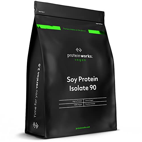 Protein Works Soy Protein 90 (Isolate) Protein Powder | 100% Plant-Based | Low Fat | No Added Sugar Protein Works uk supplements