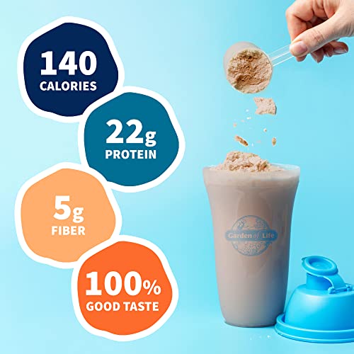Garden of Life Vegan Protein Powder - 22g Raw Plant Protein, BCAAs, Probiotics Garden of Life uk supplements