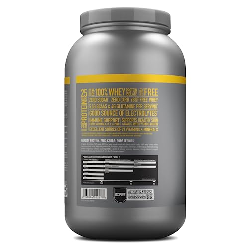 Isopure Protein Powder, Zero Carb Whey Isolate with Vitamin C & Zinc for Immune Support Isopure uk supplements