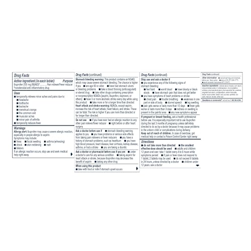Advil Pain Reliever and Fever Reducer, Ibuprofen 200mg for Pain Relief - 24 Coated Tablets Advil uk supplements