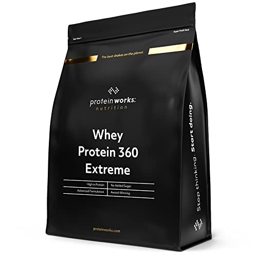 Protein Works - Whey Protein 360 Extreme | Added Vitamins | Premium Whey Shake Protein Works uk supplements