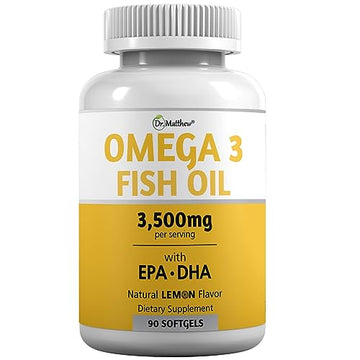 Burpless Fish Oil Pills. Triple Strength Omega 3 Fish Oil Burpless. EPA DHA Omega 3 Supplement Dr. Matthew uk supplements