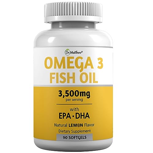 Burpless Fish Oil Pills. Triple Strength Omega 3 Fish Oil Burpless. EPA DHA Omega 3 Supplement Dr. Matthew uk supplements