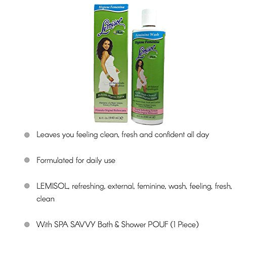 Lemisol Plus, Gentle Daily Feminine Cleanser, Original Refreshing Formula - 8 Oz (Pack of 3) Lemisol uk supplements
