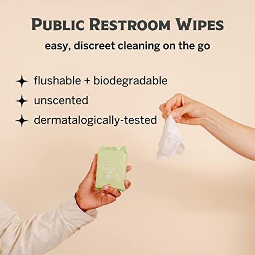 Pixie Menstrual Disc Kit - Best Period Disc Starter Kit - 2 Discs, 20 Wipes, Wash, Lube, Public Restroom Pixie Cup uk supplements
